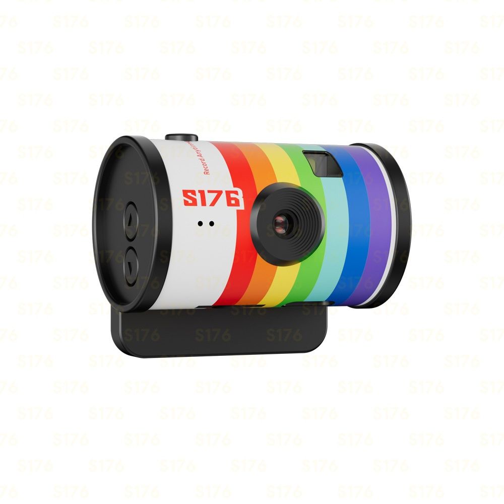 Retro Film Camera Keychain Mini Digital Camera 1080P Video, 1.47" IPS Color Screen, 180mAh Battery