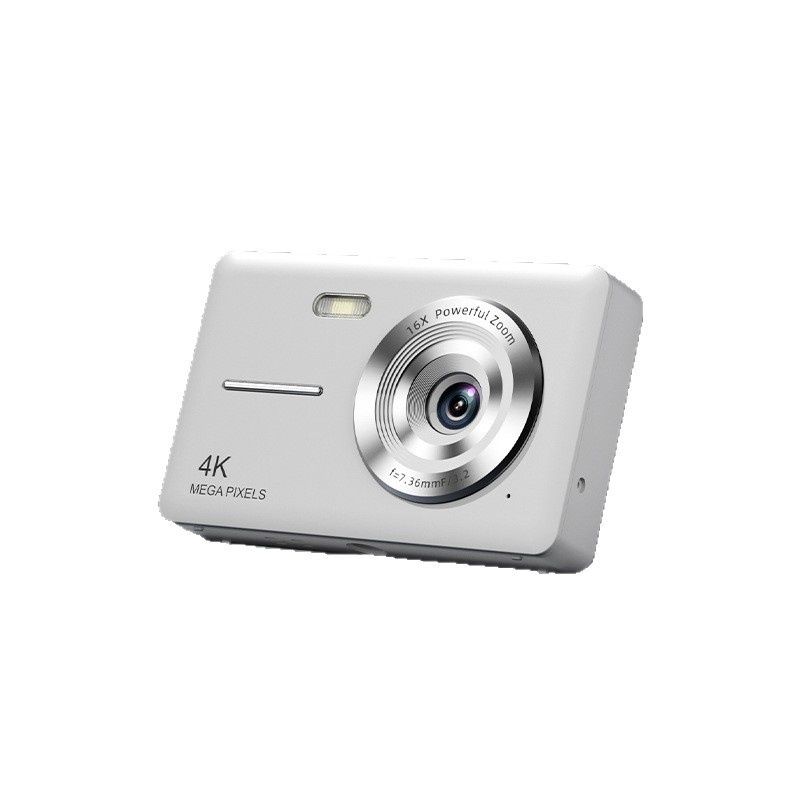 4K Digital Campus Camera 48MP, 16X Digital Zoom, Built-in Flash, Type-C Charging, Extended Battery Life