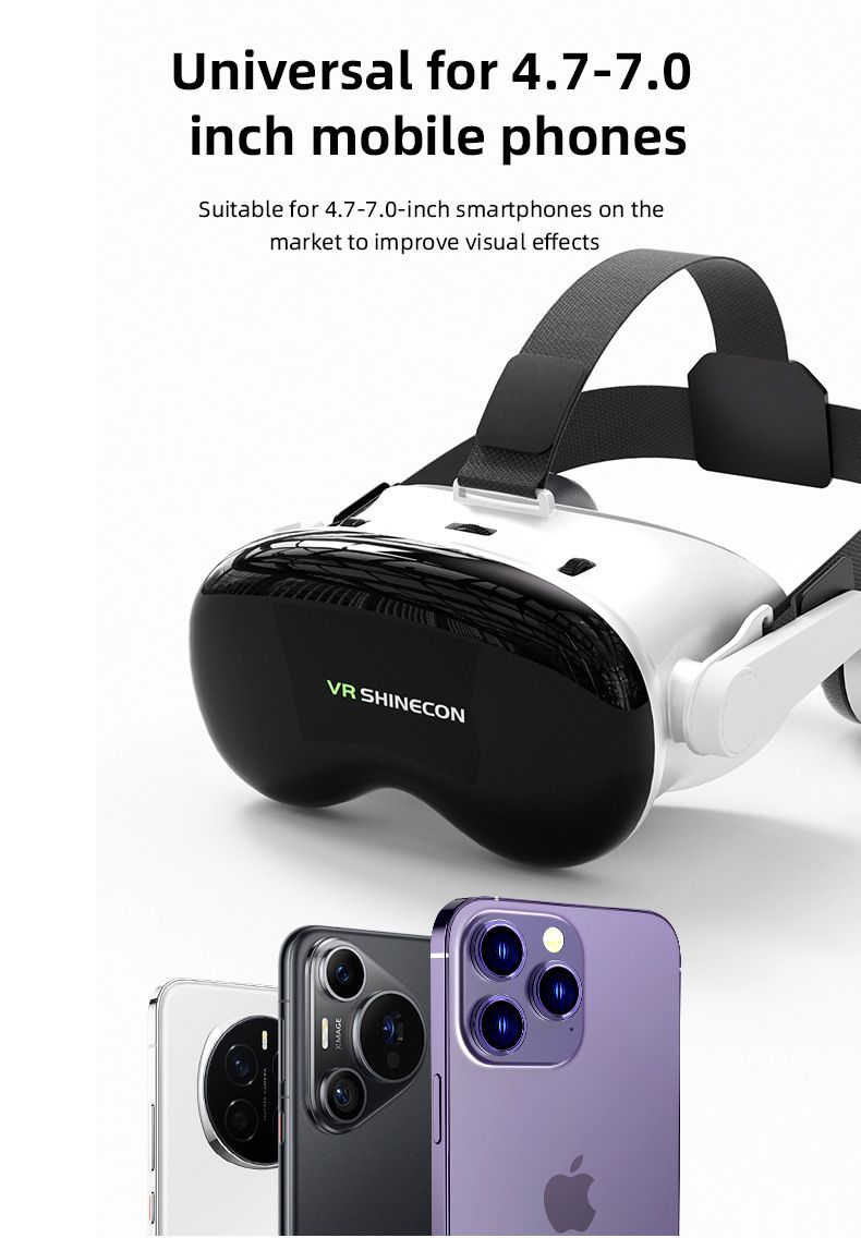 Shinecon G18EB Bluetooth VR Headset 3D Glasses #19030001 - BLACKSHEEP