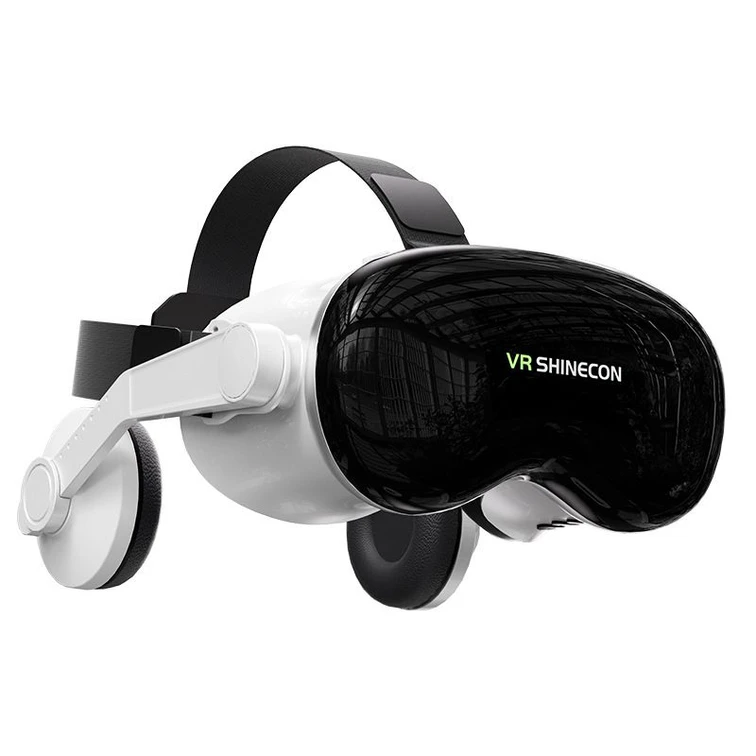Lunettes de réalité virtuelle 3D Shinecon G18EB, verres HD, pour smartphones Android et iOS de 4,7 à 7 pouces #19030001