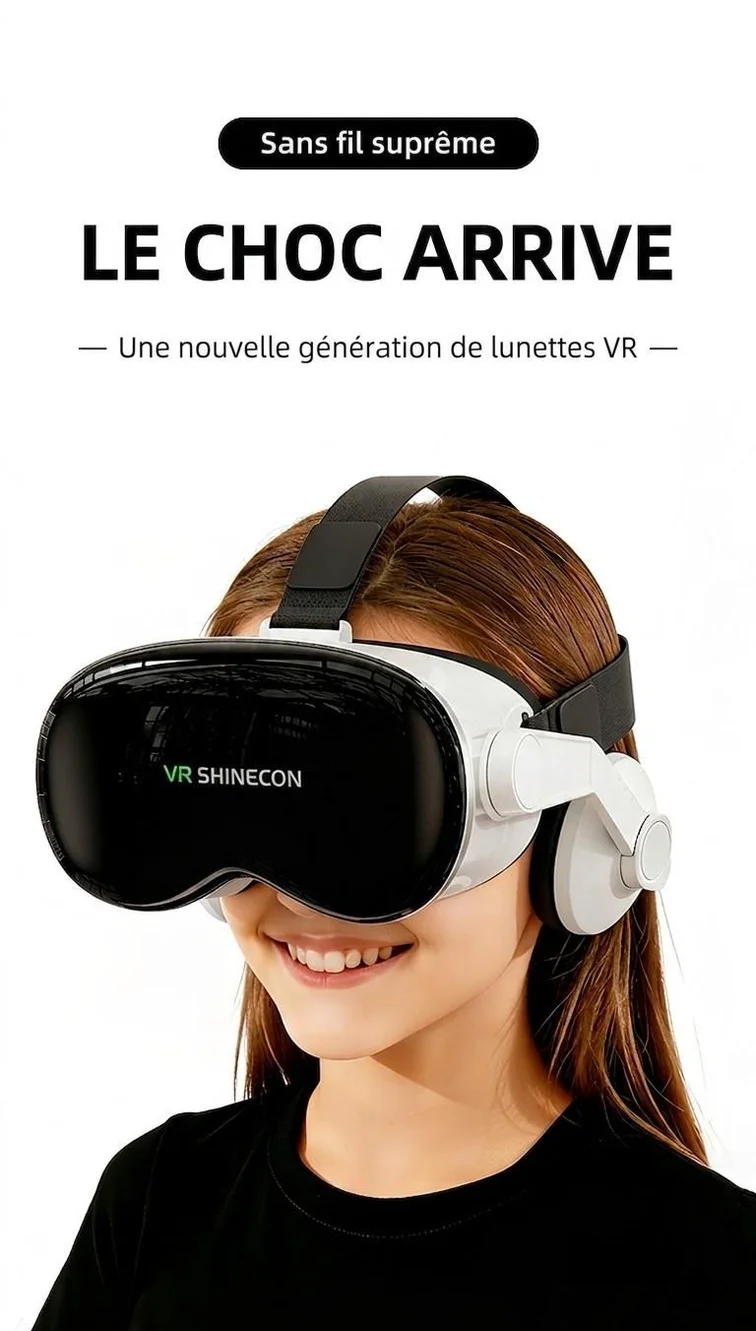 Shinecon G18EB 3D VR Glasses HD Lenses for 4.7-7" Smartphones Android iOS #19030001