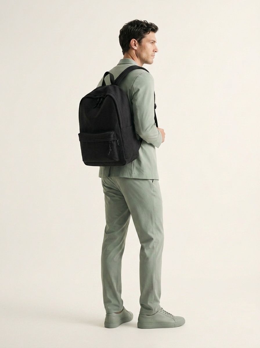Unisex Canvas Backpack - Everyday School & Travel Bag