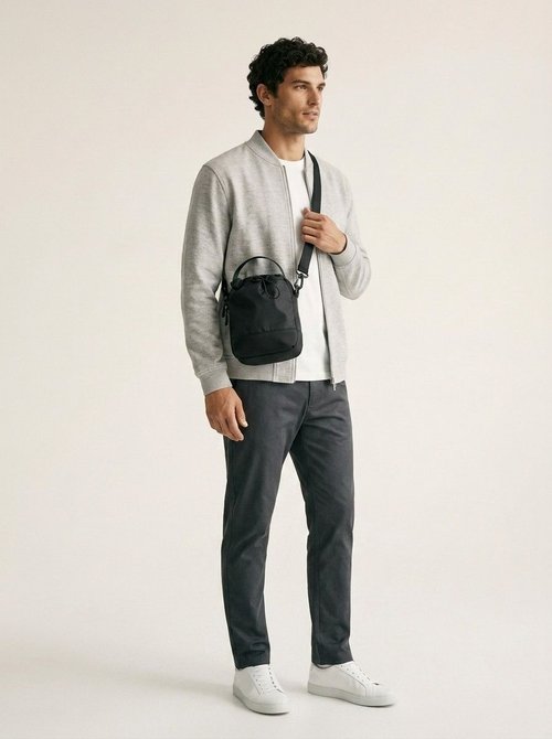 Compact Crossbody Water Bottle Holder Bag