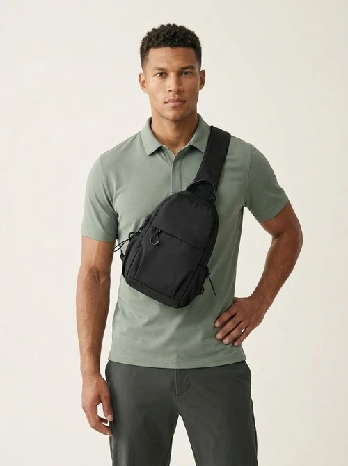 Men's USB Charging Sling Bag - Crossbody Chest Pack