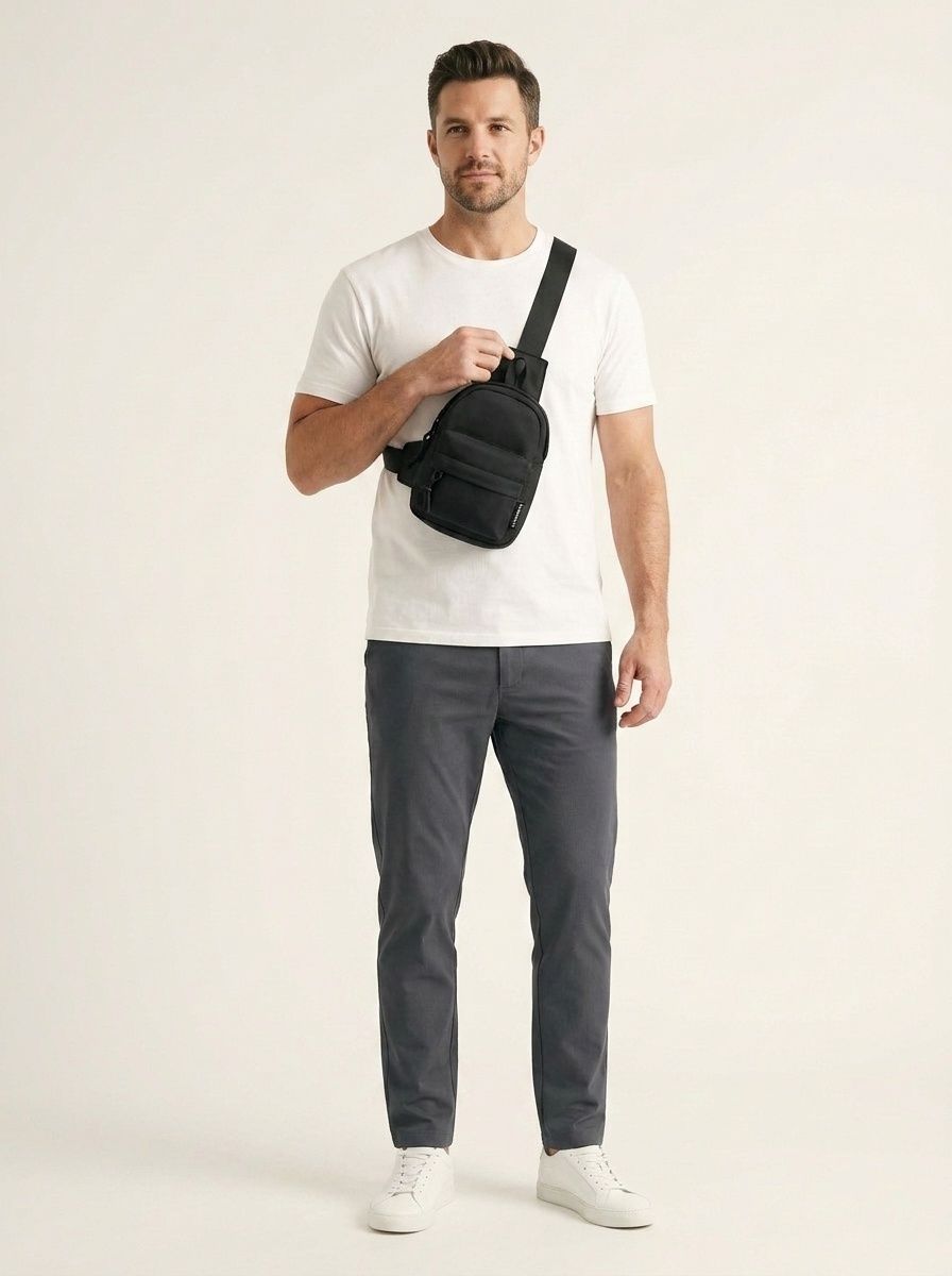 Mini Sling Chest Bag - Compact Crossbody for Essentials