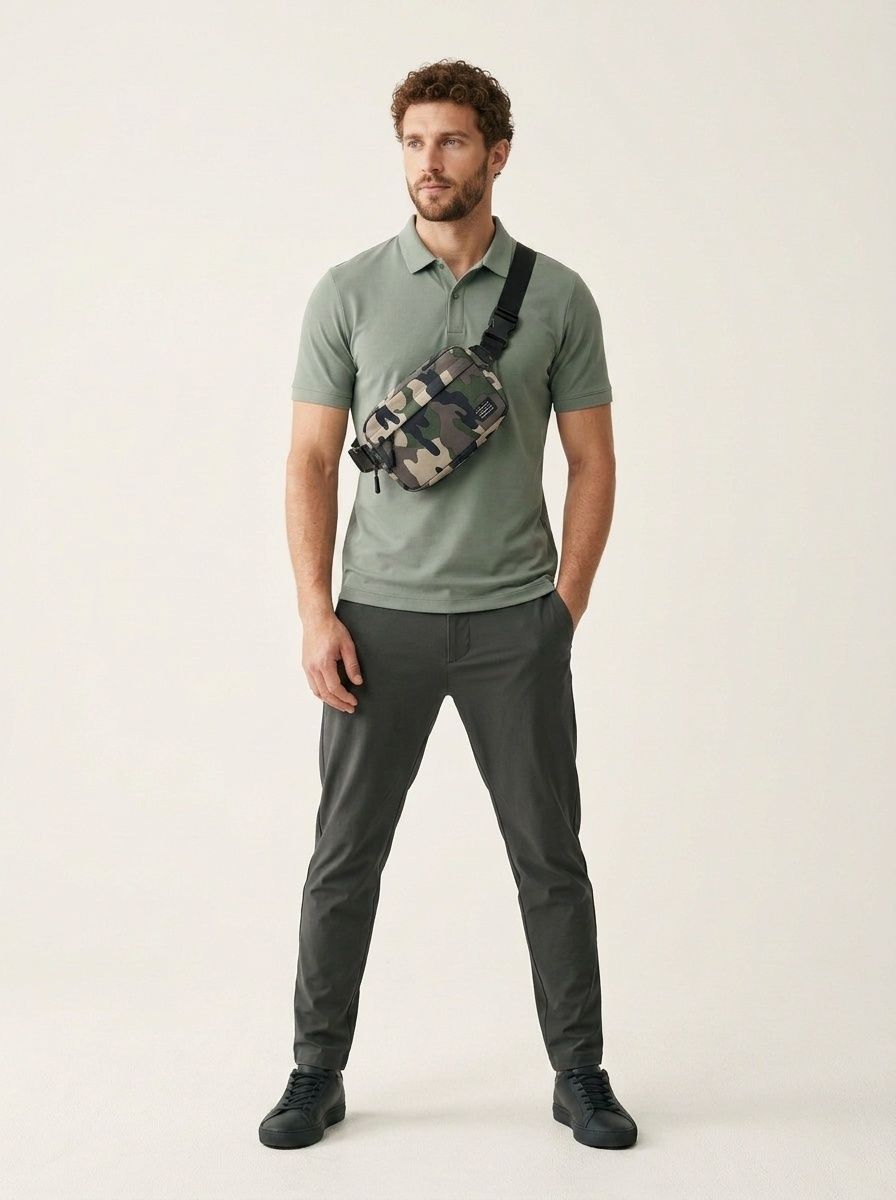 Camo Fanny Pack - Stylish Waist Bag for Travel & Daily