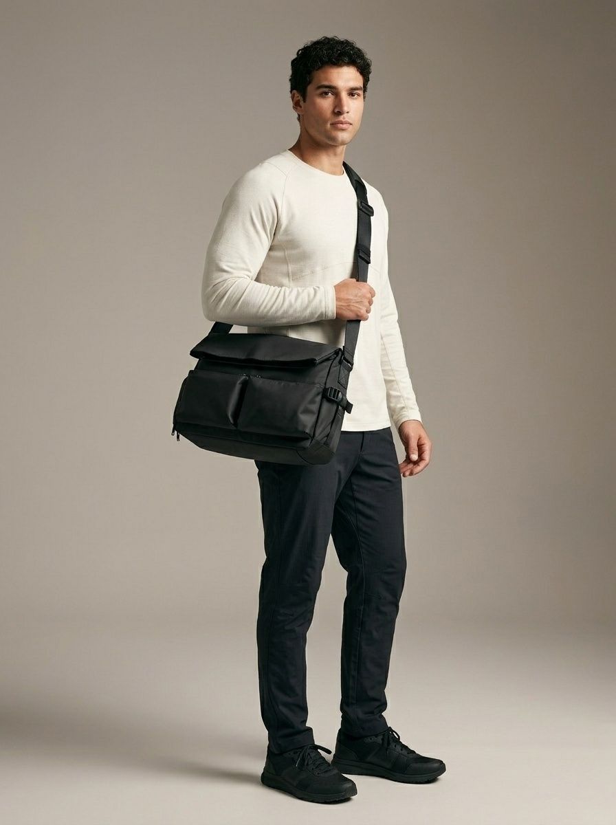 Urban Tech Messenger Bag - Waterproof Crossbody Shoulder Bag