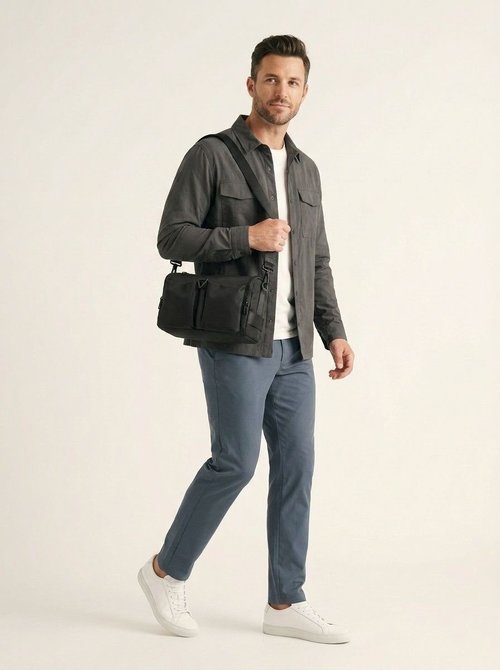 Modern Tech Crossbody Bag - Men's Shoulder Messenger