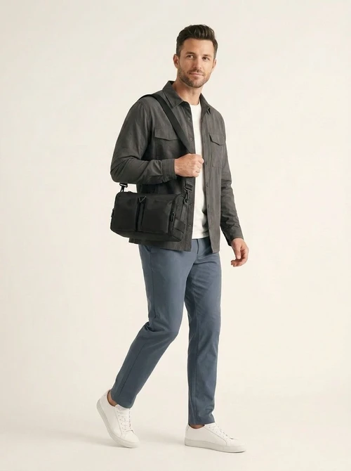 Modern Tech Crossbody Bag - Men's Shoulder Messenger