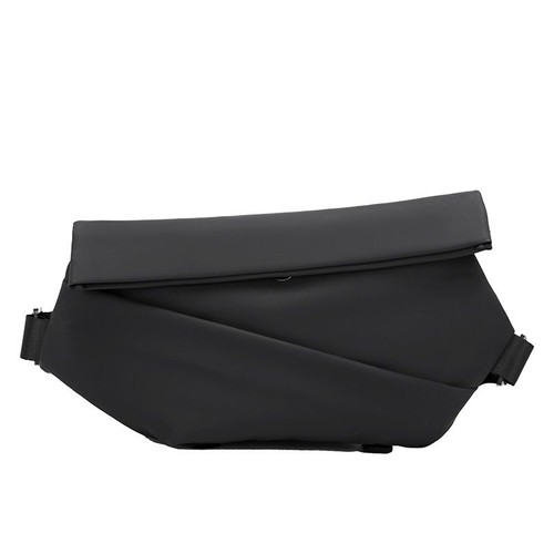 Modern Matte Black Sling Bag - Minimalist Crossbody Chest Pack