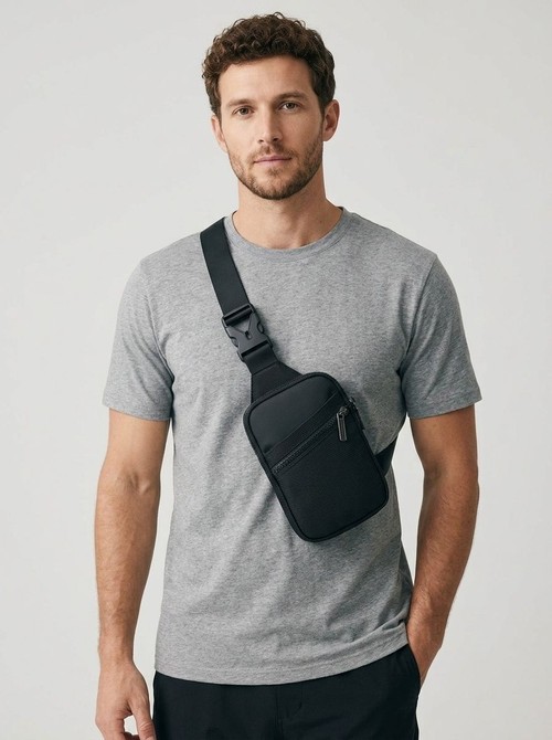Men's Compact Chest Bag - Crossbody Sling Pack