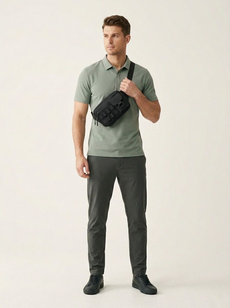 Tactical Utility Crossbody Bag - Men's Chest & Waist Pack