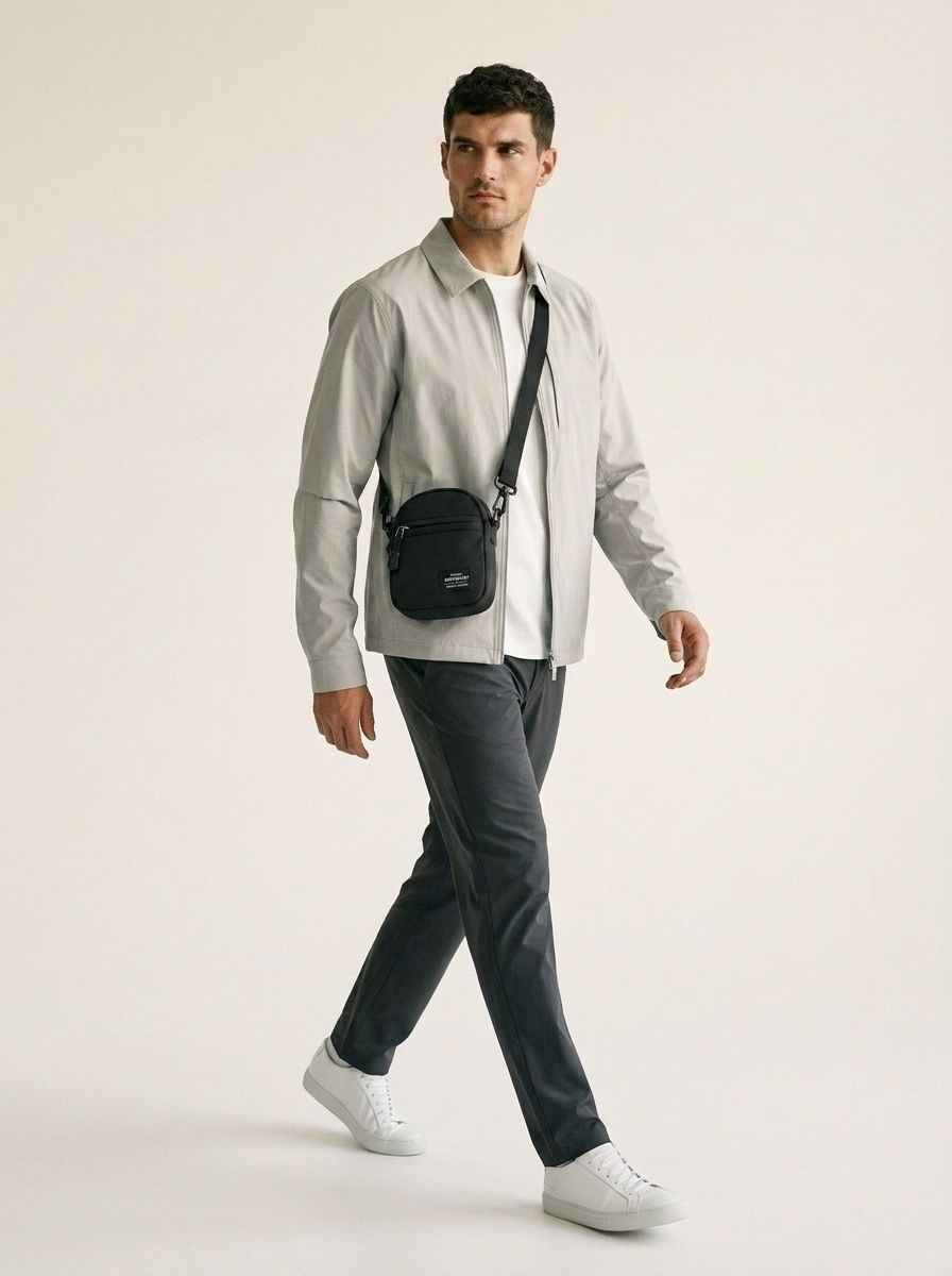 Mini crossbodytas voor heren - Casual schoudertas