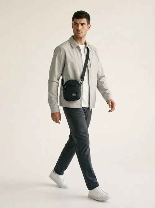 Mini crossbodytas voor heren - Casual schoudertas