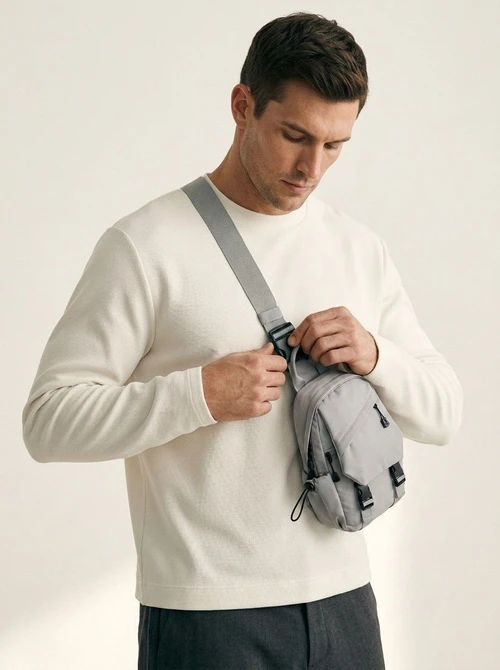 Men's Casual Sling Bag - Lightweight Crossbody Chest Pack