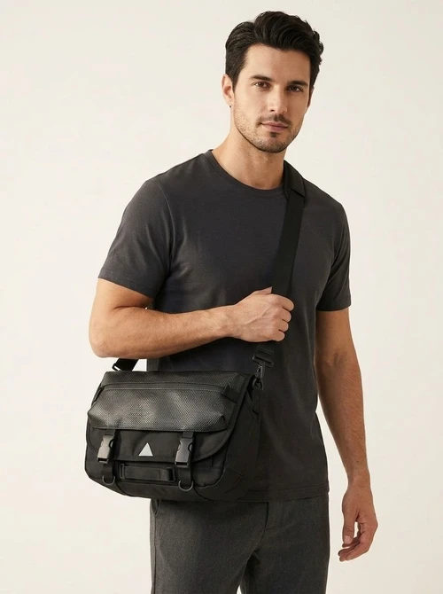 Urban Tech Messenger Bag - Waterproof Crossbody
