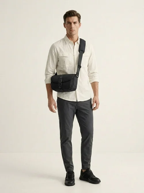 Waterproof Tech Crossbody Bag - Durable Sling