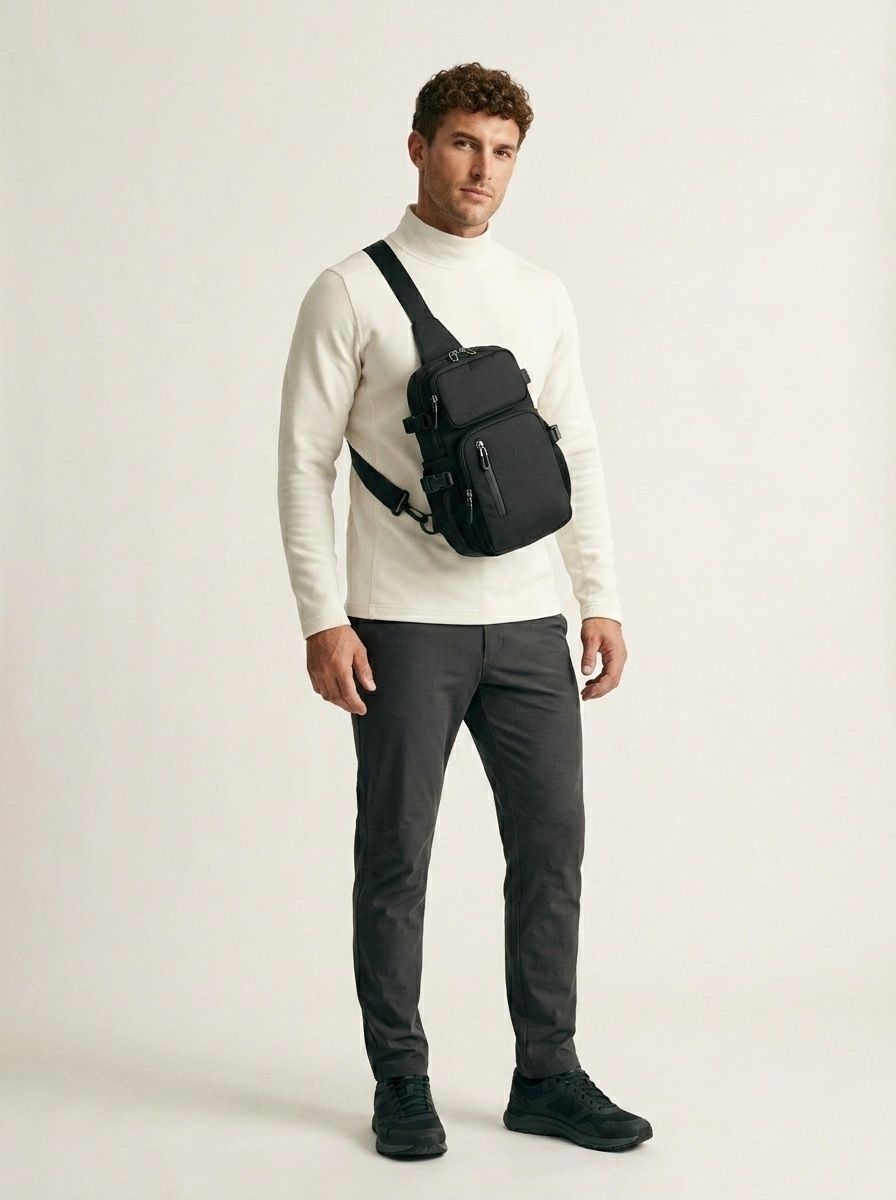 Men's Tactical Sling Bag - Crossbody Chest Pack