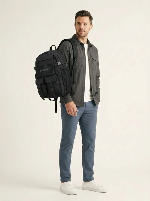 Men's Large Capacity Travel Backpack with Laptop Sleeve