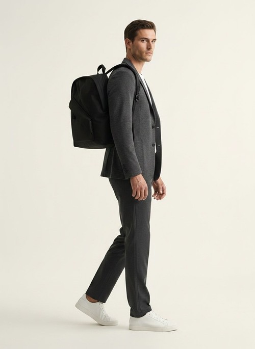 Modern Black Laptop Backpack for Men & Women