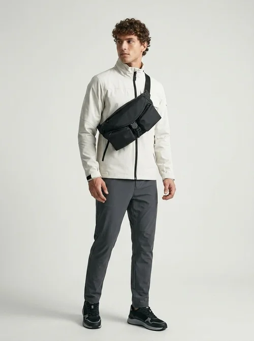 Sac bandoulière tactique pour homme - Sac à bandoulière multipoches