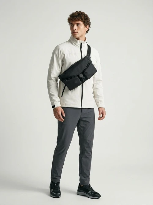 Men's Tactical Crossbody Bag - Multi-Pocket Sling