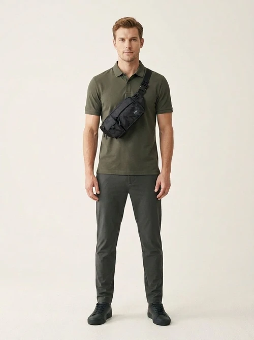 Men's Camo Fanny Pack Crossbody Bag - Versatile Style