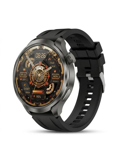 1.85" Round HD Smart Watch with Bluetooth Calling & AI Voice Assistant