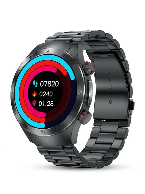 E800 Smart Watch with AMOLED Screen, ECG, Laser Therapy & Bluetooth Calling