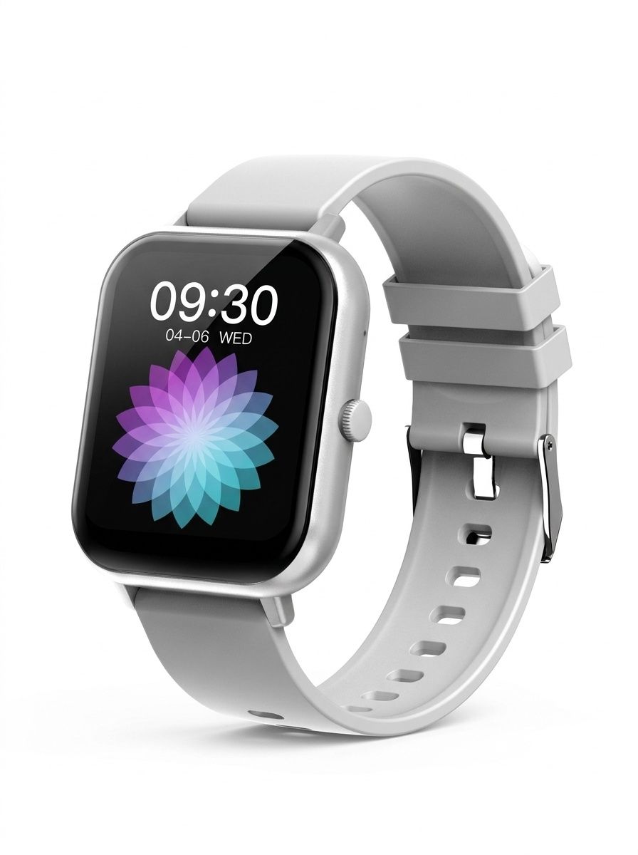Smart Watch for Men and Women with Square Screen & Bluetooth Calling