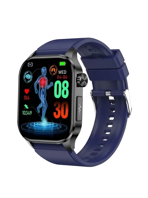 Advanced ECG Smart Watch with Square AMOLED Display & Bluetooth Calling