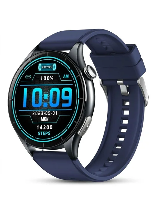 Advanced Health Smart Watch with Round AMOLED Display, ECG & NFC