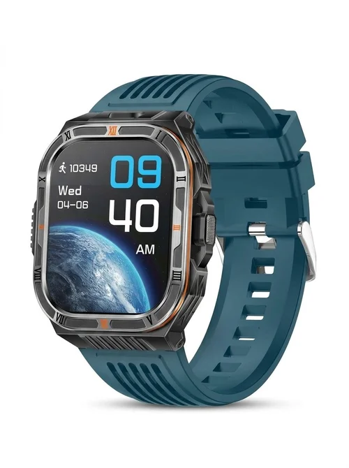 HT38 Rugged Smart Watch with 2.01" HD Display, GPS & IP68 Waterproof