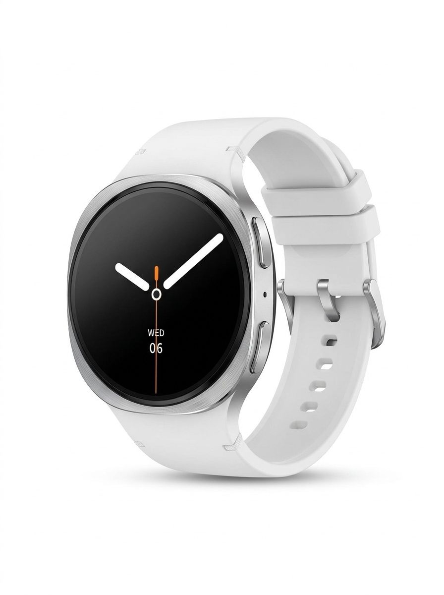 HD8 Mini Smart Watch with Round Display, GPS & AI Voice Assistant