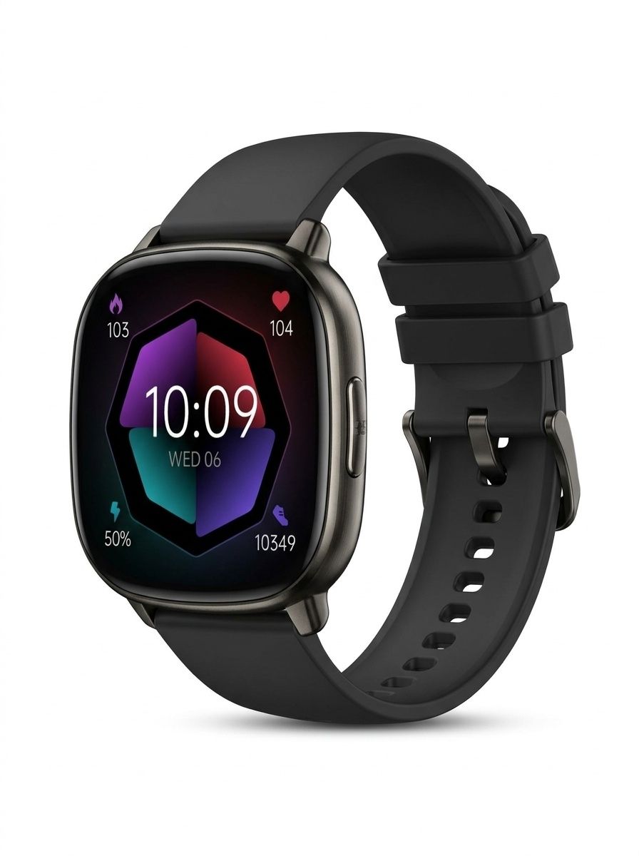 HD17 Air Smart Watch with Square AMOLED Display & Bluetooth Calling