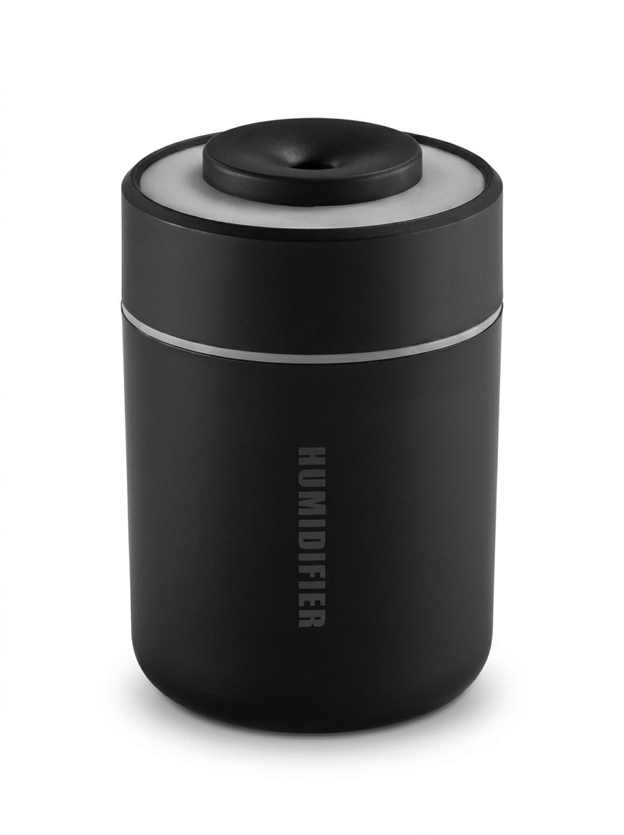 Humidificador portátil mini BW-1, difusor de aire USB silencioso con luz nocturna LED de colores, tecnología de niebla fina y 2 modos de pulverización para el hogar, la oficina y el coche.