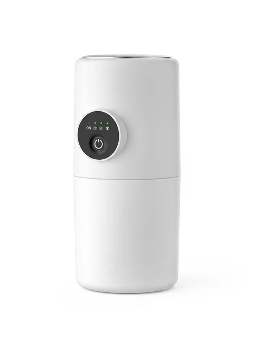 Humidificador USB portátil, difusor de niebla continua silenciosa de 280 ml con luz nocturna relajante, rotación de 360° y temporizador inteligente para el hogar, la oficina y los viajes.
