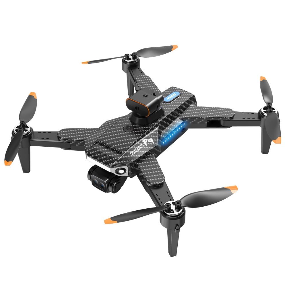 P9 GPS Drone with 8K HD Electric Quad Camera, Optical Flow Positioning, Brushless Motor, 5-Sided Obstacle Avoidance, Foldable FPV Quadcopter
