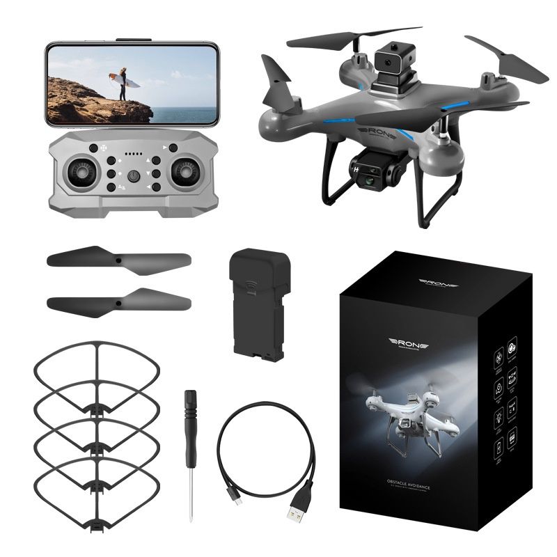 KY102 4K Drone with Dual Camera, Intelligent Obstacle Avoidance, Optical Flow Positioning, Foldable RC Quadcopter