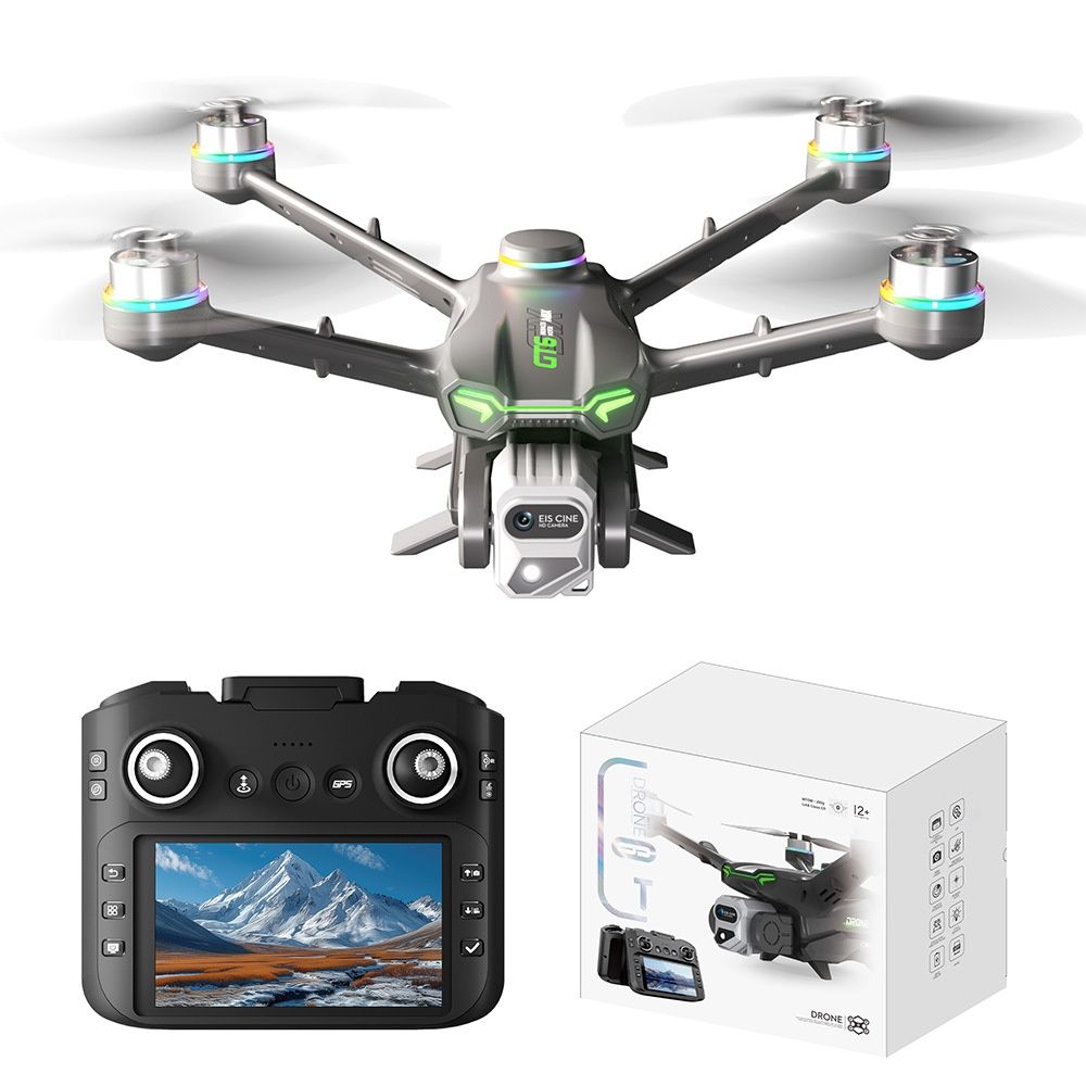 GT6 MAX GPS Drone with 5G FPV, 4K HD Camera, Built-in Screen Remote, Brushless Motor, 360° Obstacle Avoidance