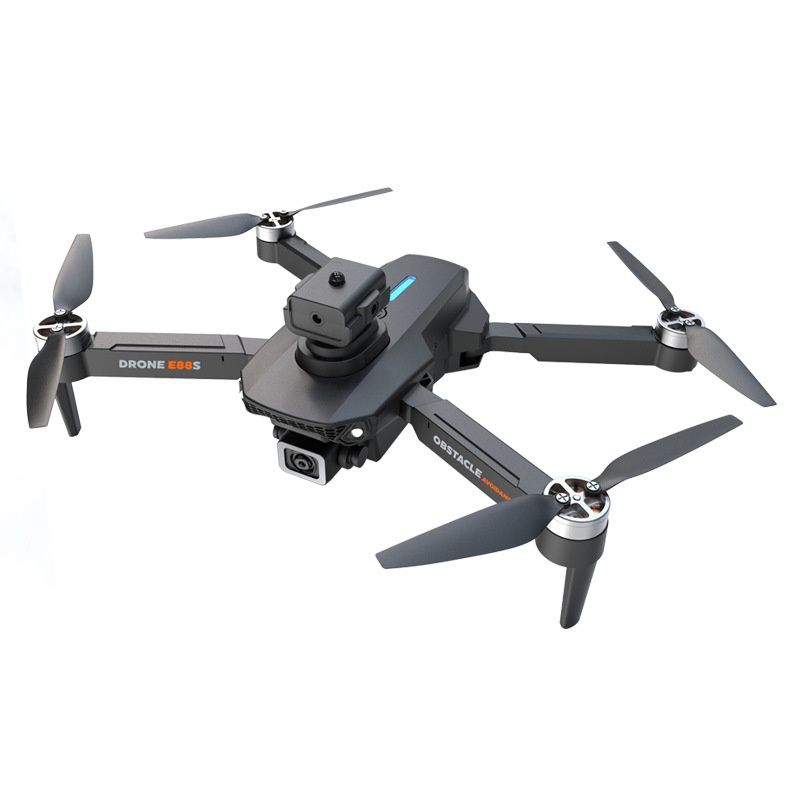 E88S Brushless Drone with Dual HD Camera, Optical Flow Positioning, 360° Obstacle Avoidance, Foldable RC Quadcopter