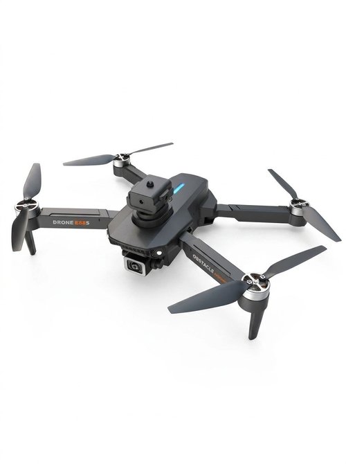 E88S Brushless Drone with Dual HD Camera, Optical Flow Positioning, 360° Obstacle Avoidance, Foldable RC Quadcopter