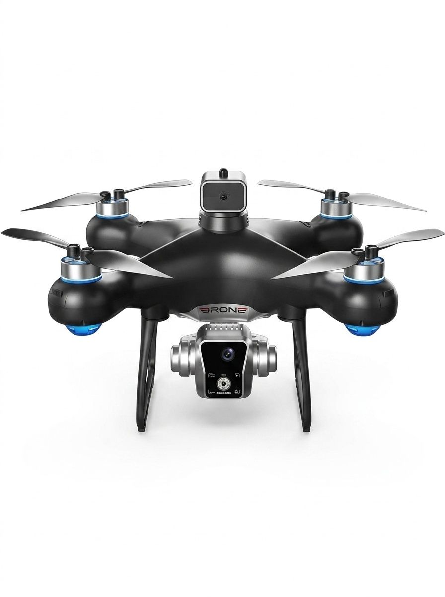 KY102 4K Drone with Screen Remote Control, 360° Intelligent Obstacle Avoidance, Brushless Motor, Foldable Quadcopter