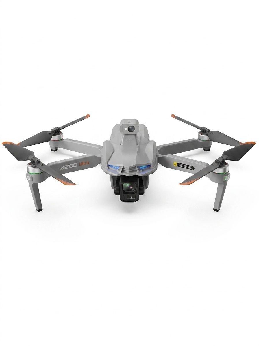 AE60 Brushless Drone with 4K Camera, GPS Return, 7.2-inch Large Screen Remote, 3-Axis Gimbal, Long Range FPV