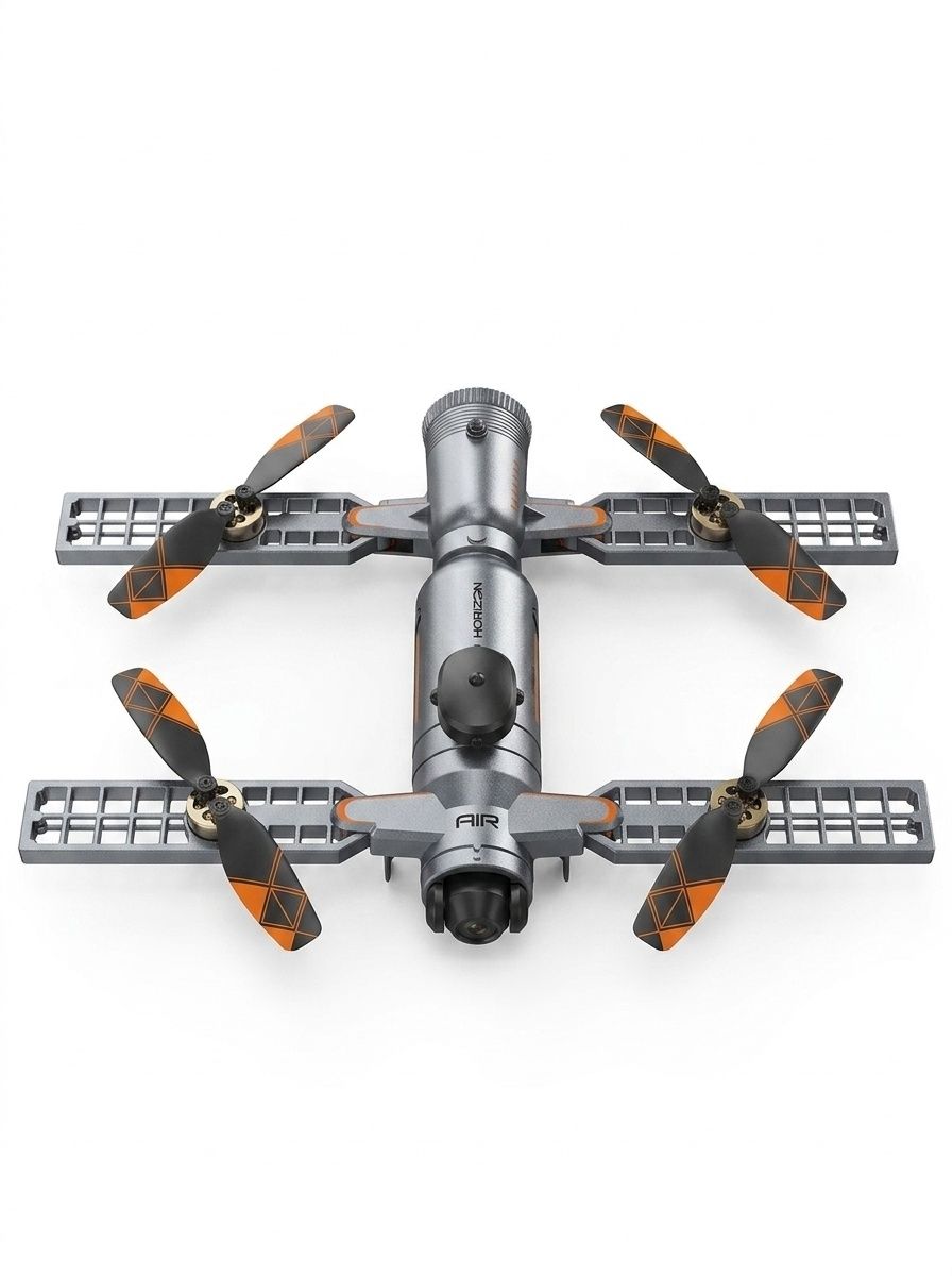 AE22 Brushless Drone with 4K Camera, Infrared Obstacle Avoidance, 4.3-inch FPV Screen Remote, Foldable RC Quadcopter