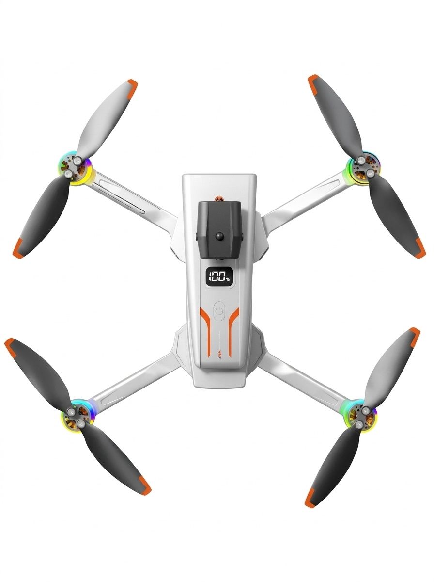 M6 Brushless Drone with 4K Camera, Intelligent Obstacle Avoidance, GPS Positioning, 4.3-inch Screen Remote, Long Flight Time