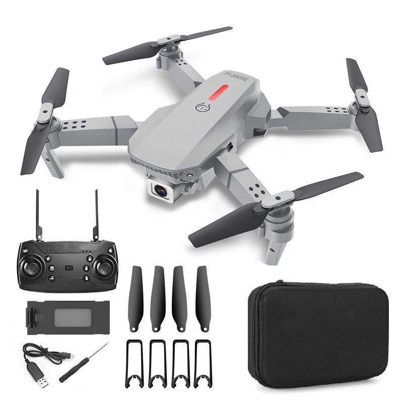 E88 EVO Foldable Drone with Dual HD Camera, Brushless Motor, Optical Flow Hovering, Long Flight Time Quadcopter