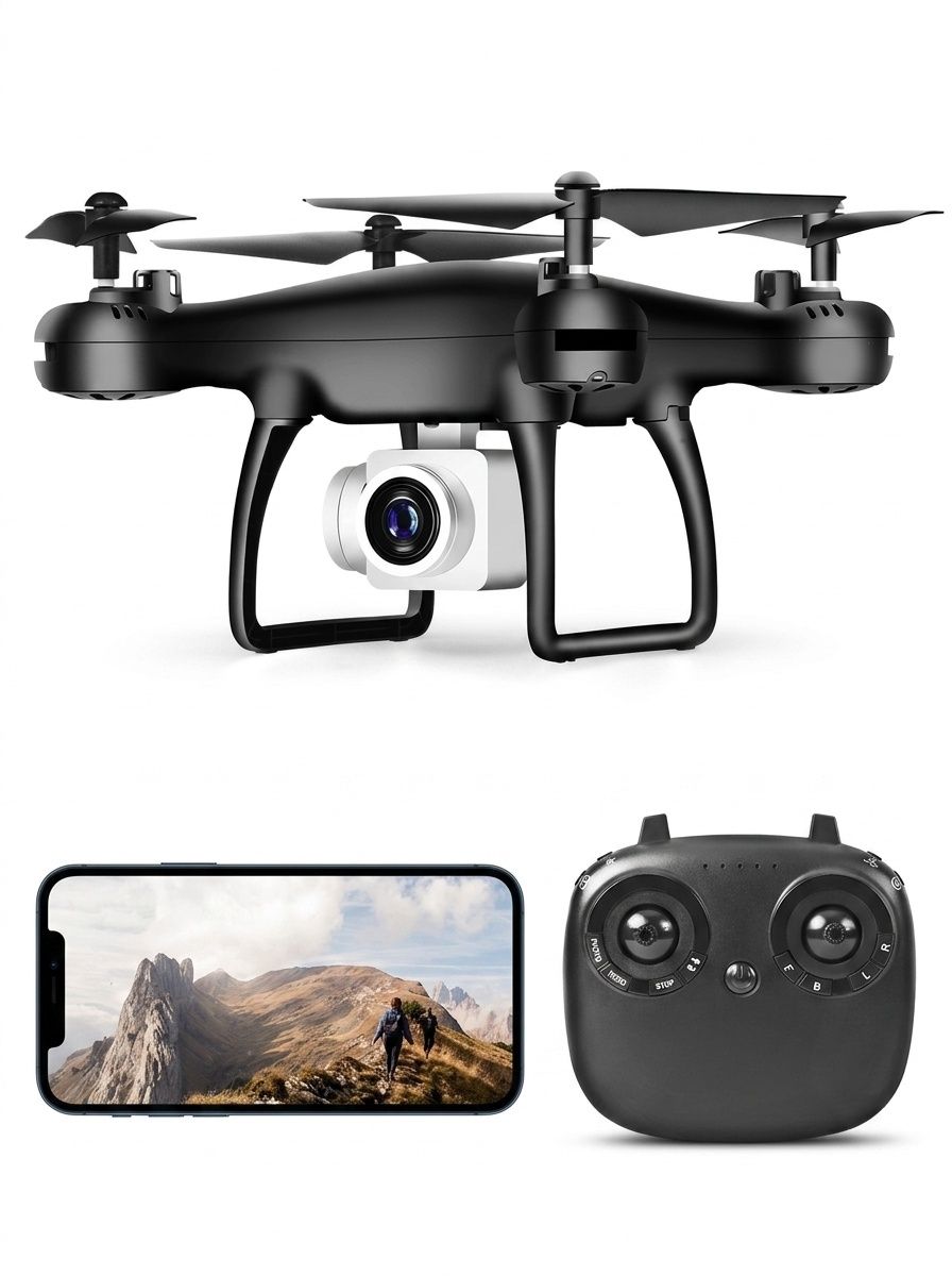 8s Aerial Drone with HD Camera, Intelligent Flight Modes, Altitude Hold, Long Battery Life, Easy Control Quadcopter