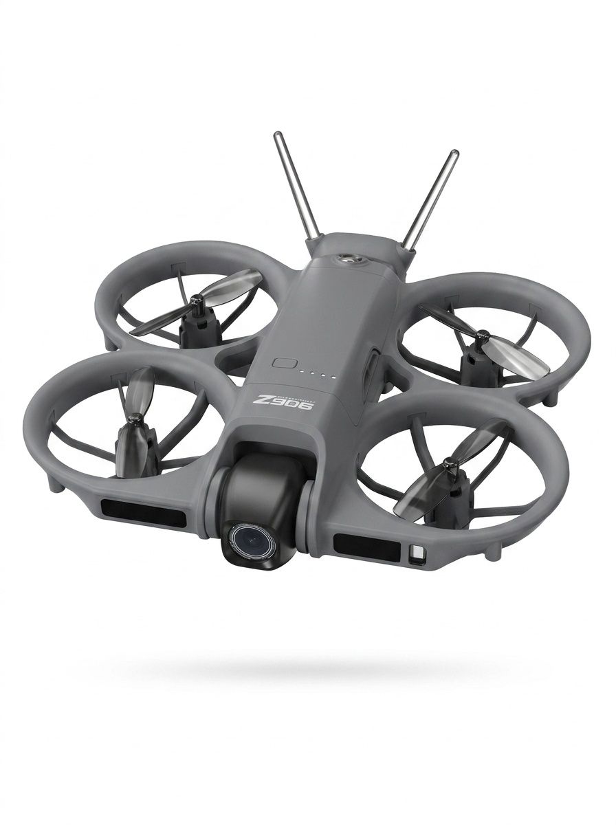 Z906 FPV Drone with 4.3-inch Screen Controller, HD Camera, Optical Flow Positioning, Intelligent Obstacle Avoidance