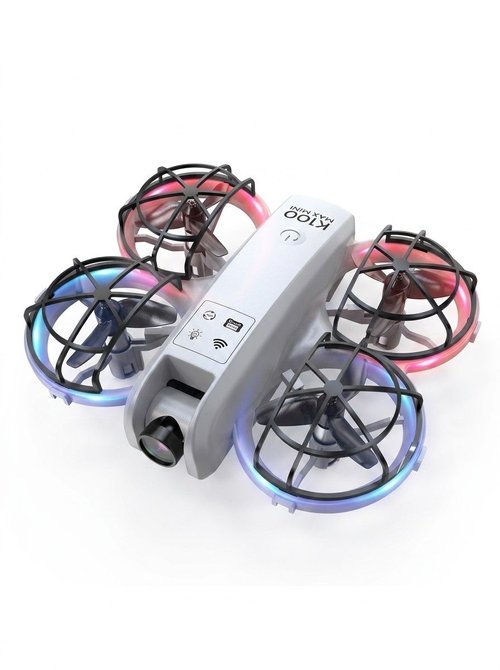 K100 Max Mini Drone with HD Camera, Optical Flow Positioning, Screen Remote Control, Foldable RC Quadcopter